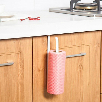 Stainless Steel Paper Towel Holder, 26cm Wall Mount, Under Cabinet,  Self-Adhesive Storage Rack for Napkin, Kitchen Accessories