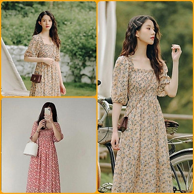 Váy maxi hoa đi biển đẹp mẫu mới xu hướng 2021  Migu Shop