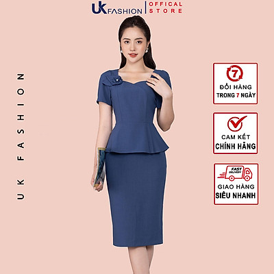 Váy cưới Hàn Quốc dáng suông cổ chữ U rất mềm mại