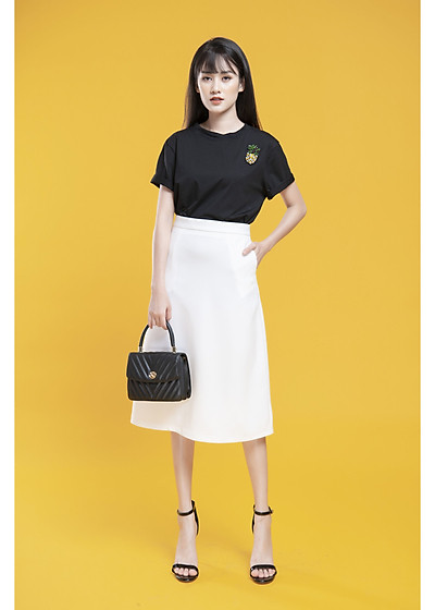 Chân Váy Công Sở Dài Qua Gối Được Yêu Thích  Moon Store