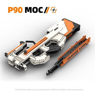 Mua Đồ Chơi Lắp Ráp Trí Tuệ Mô Hình Súng P90 Asiimov PUBG CSGO Kevin183   900 Mảnh Ghép  Tiki