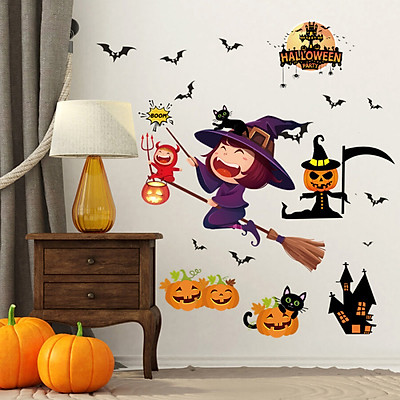 Mua Jiayi Halloween Decoration Wall Sticker Static Sticker ...