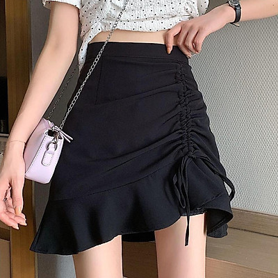 Mua Chân Váy Chữ A Chân Váy Nữ Ngắn Lưng Cao Màu Đen Dễ Phối Đồ Thời Trang  Cho Nữ  Tiki