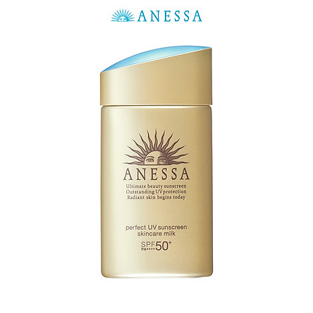 Combo Kem chống nắng dưỡng da dạng sữa Anessa Milk SPF 50+ PA++++ 60ml và Kem chống nắng dưỡng da dạng xịt Anessa Spray 60g