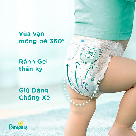 Tã Quần Pampers Giữ Dáng MegaBox M180/L162/XL144