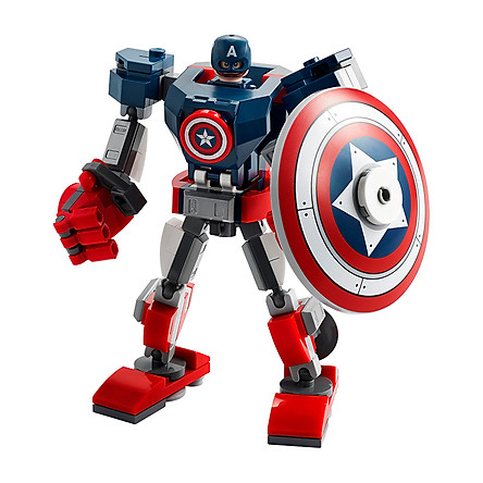 Đồ chơi LEGO SUPERHEROES Chiến Giáp Captain America 76168