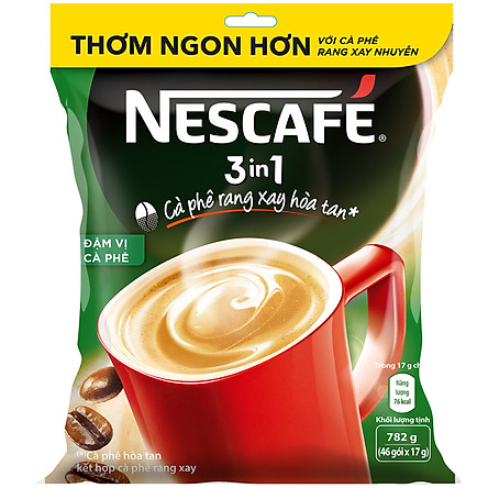 Túi 46 Gói Nescafé Đậm Vị Cà Phê (17g)