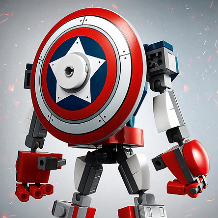 Đồ chơi LEGO SUPERHEROES Chiến Giáp Captain America 76168