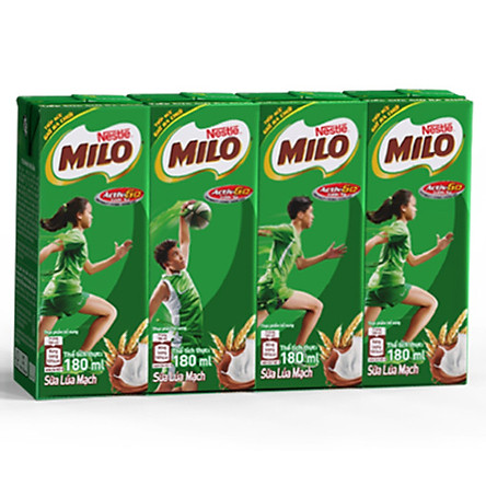 Thùng 48 Hộp Sữa Nestlé MILO Nước (180ml / Hộp)