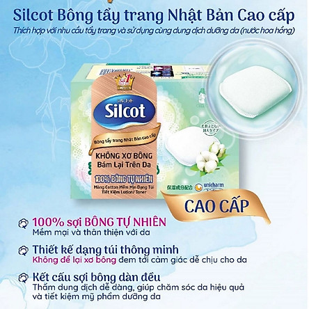 Bộ 4 hộp bông tẩy trang cao cấp Silcot Premium (66 miếng/hộp)