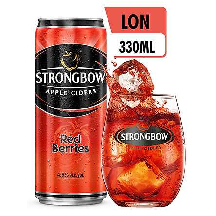 Thùng 24 Lon Cao Strongbow Cider Đặc Biệt 4 Vị (330ml / Lon)