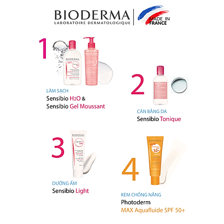 Dung Dịch Làm Sạch Và Tẩy Trang Công Nghệ Micella Bioderma Sensibio H2O - 500ml