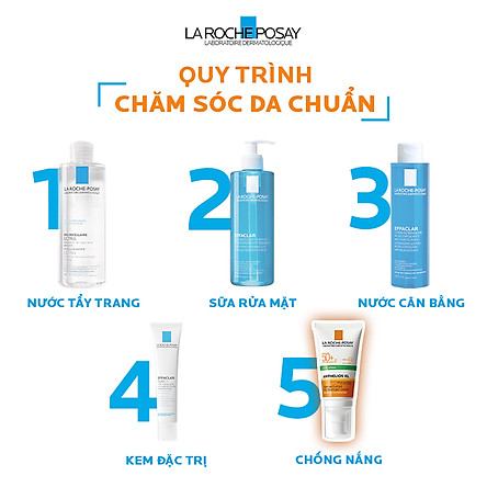 Kem Chống Nắng Không Màu Kiểm Soát Dầu La Roche-Posay Anthelios XL Dry Touch Gel-Cream SPF 50+ UVB & UVA (50ml)