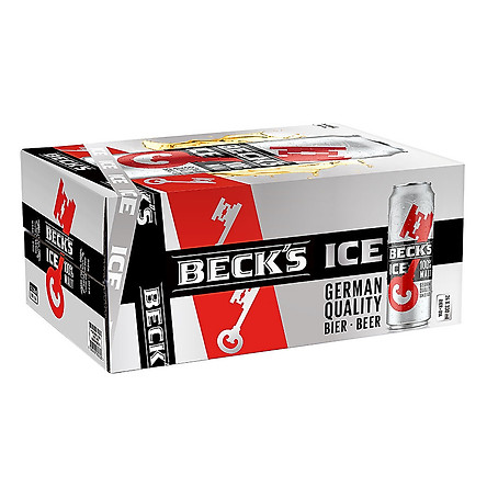 Thùng 24 Lon Bia Beck's Ice (330ml / Lon)