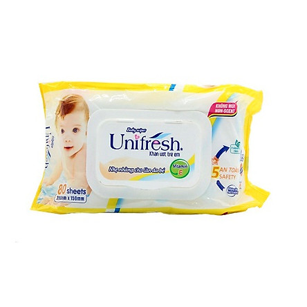 Khăn Ướt Unifresh Family (80 Miếng)