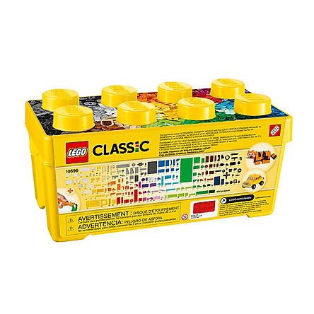 Mô Hình LEGO Thùng Gạch Trung Classic 10696 Sáng Tạo (484 Mảnh Ghép)