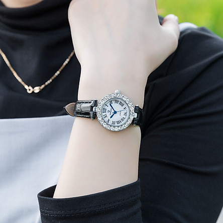 Đồng hồ nữ PAGINI dây da mặt tròn – Thiết kế trẻ trung, hiện đại