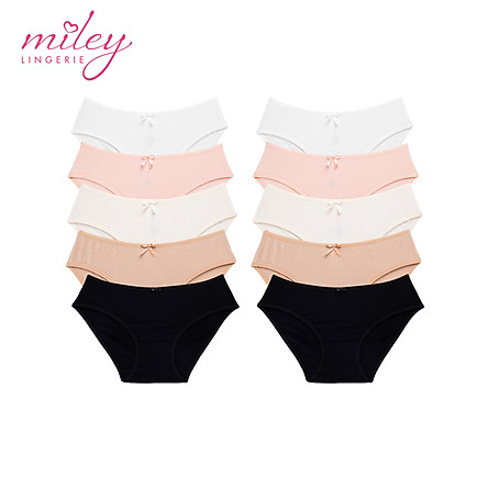 Bộ 10 Quần Lót Nữ Modal Miley Lingerie - Giao Màu Ngẫu Nhiên