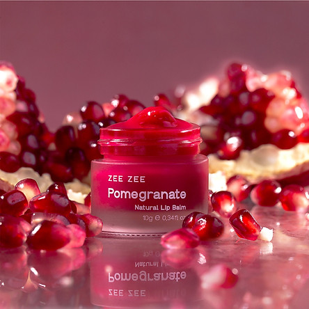 Son Dưỡng Hồng Môi Lựu Đỏ ZEE ZEE - Pomegranate Natural Lip Balm 10g | Tiki