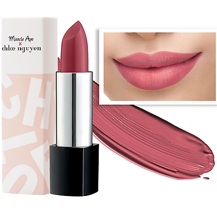 Son Thỏi Lì Miracle Apo x Chloe Nguyễn Holiday Collection Lipstick (4g)
