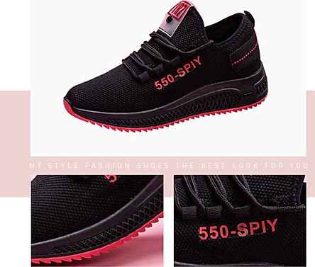 Giầy thể thao nữ, giày sneaker nữ buộc dây V202