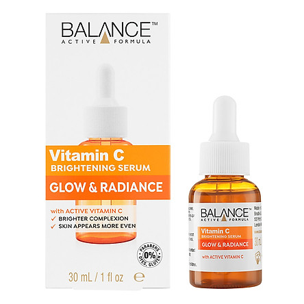 Tinh Chất Làm Sáng Da Balance Vitamin C Brightening Serum Glow & Radiance (30ml)