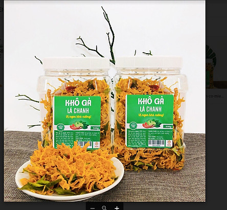 1kg Khô gà lá chanh thượng hạng hiệu TETE