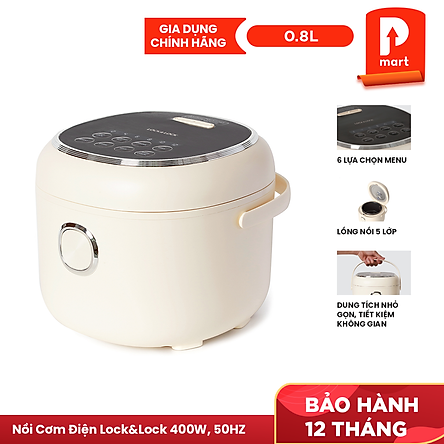 Nồi Cơm Điện Lock&Lock EJR716IVY 0.8L - Hàng Chính Hãng