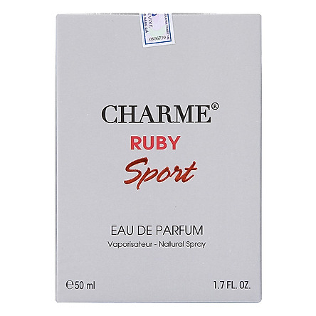 Nước hoa Nam Charme Ruby sport 2018 chai 50ml