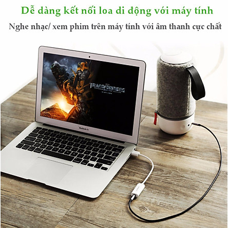 USB Sound Card - Cáp chuyển từ cổng USB ra audio 3.5mm hỗ trợ Mic và Tai Nghe Ugreen 30712 - Hàng Chính Hãng