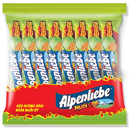 Kẹo Alpenliebe Hương Xoài Nhân Muối Ớt 16 Thỏi