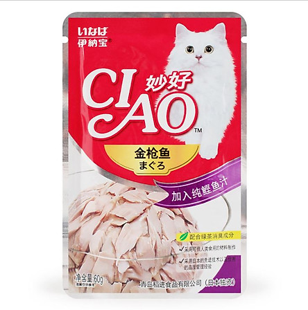 Sốt cho mèo Pate cho mèo Ciao 60gr