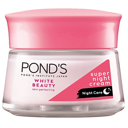 Bộ Đôi Kem Dưỡng Da Ngày Và Đêm Trắng Hồng Rạng Rỡ Pond's White Beauty (50g)