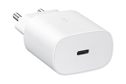 Bộ Adapter Sạc Nhanh Samsung 25W Kèm Cáp USB Type-C to USB Type-C 1m FullBox - Hàng Chính Hãng