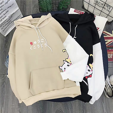 ÁO KHOÁC HOODIE NAM NỮ-IN 3 CON MÈO SIÊU CUTE-MỚI NHẤT