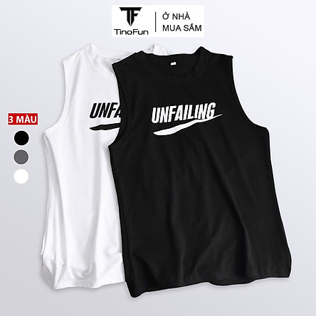 Áo thun nam 3 lỗ TinoFun mã TT1 dáng Áo ba lỗ nam đẹp cổ tròn lót TankTop form rộng sát nách tập gym co giãn mùa hè thoáng mát cotton