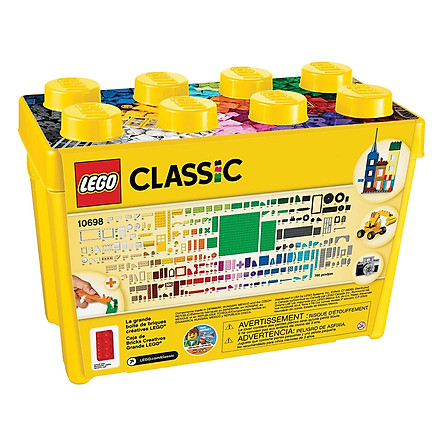 Bộ Lắp Ráp Thùng Gạch Lớn Classic Sáng Tạo LEGO CLASSIC 10698 (790 chi tiết)