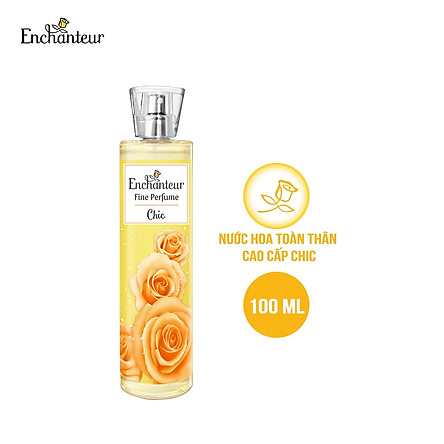 Nước hoa toàn thân cao cấp Enchanteur hương Chic 100ml