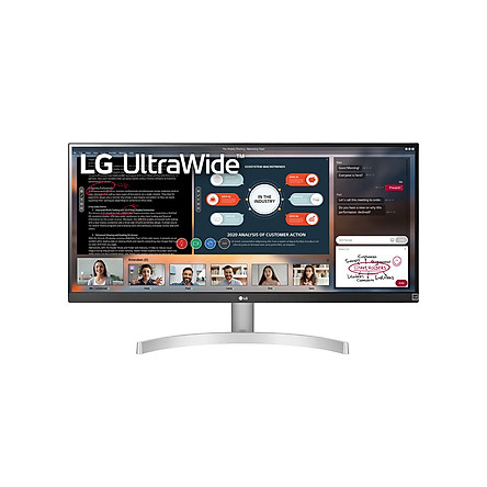 Màn Hình LG 29'' 21:9 UltraWide 29WN600-W Full HD (2560x1080) 5ms 75Hz HDR IPS AMD Maxx Audio (7Wx2) FreeSync - Hàng Chính Hãng