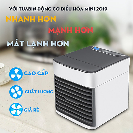 Quạt Mini Để Bàn, Quạt Điều Hoà Không Khí Mini Làm Mát Bằng Hơi Nước