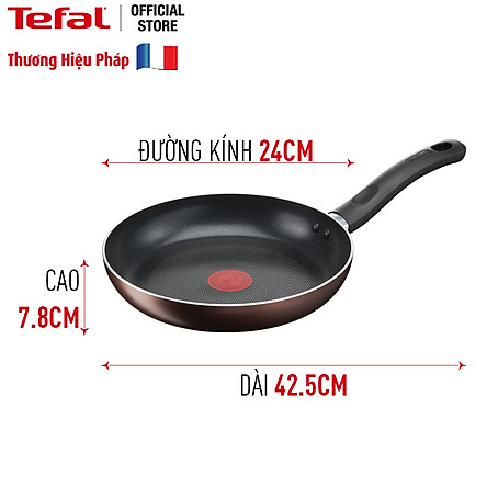 Combo 3 Day By Day chống dính đáy từ Tefal - Chảo chiên 24cm G1430405 & Chảo xào 26cm G1437705 & Nồi 20cm G1434406 - Hàng chính hãng