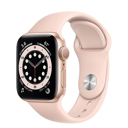 Đồng Hồ Thông Minh Apple Watch Series 6 GPS Only Aluminum Case With Sport Band (Viền Nhôm & Dây Cao Su) - Hàng Chính Hãng VN/A