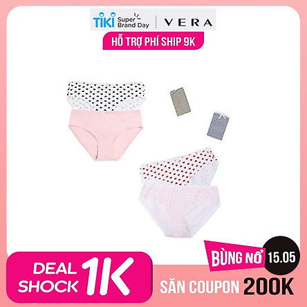 Combo 10 Quần Lót Love Vera Cotton 7166/8397 (Mẫu Ngẫu Nhiên)