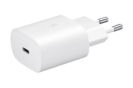 Bộ Adapter Sạc Nhanh Samsung 25W Kèm Cáp USB Type-C to USB Type-C 1m FullBox - Hàng Chính Hãng