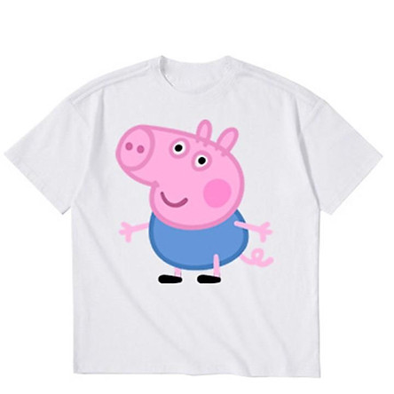 Áo thun bé trai form rộng in hình PEPPA PIG - ATBT05