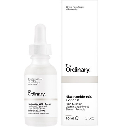 Tinh chất ngừa mụn thâm The Ordinary Niacinamide 10% + Zinc 1%