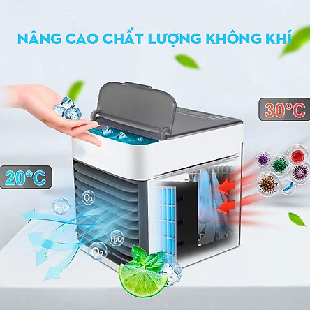 Quạt Mini Để Bàn, Quạt Điều Hoà Không Khí Mini Làm Mát Bằng Hơi Nước