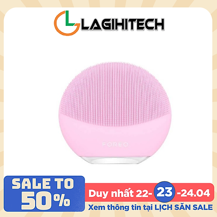 Máy rửa mặt Foreo LUNA MINI 3 - Loại bỏ bụi bẩn và cặn trang điểm chỉ trong 30s