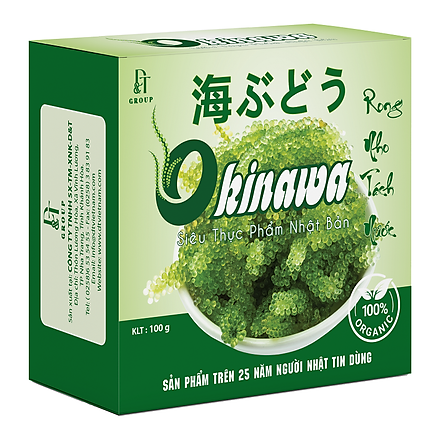 Rong Nho Khô Tách Nước Okinawa (5 gói x 20g) - Thần Dược Đại Dương