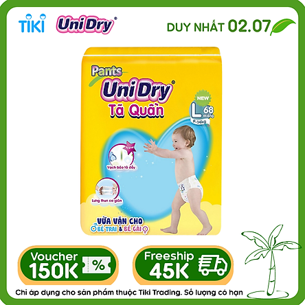 Tã Quần Unidry Ultra Jumbo L68 (68 Miếng)